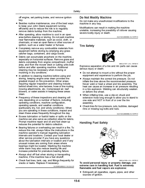 John Deere TE Electric Gator Utility Vehicles (SN: from 200001) (North America) Operators Manual (OMUC39405)