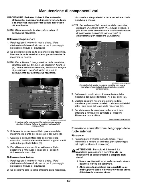 John Deere TH 6x4 Diesel Gator Utility Vehicles (SN: 200001 - 210000) (Export Edition) Operators Manual (OMUC39477)