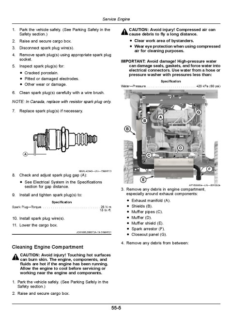John Deere XUV825M S4 Gator Utility Vehicles (SN: 080001 - 090000) (North America) Operators Manual (OMUC39562)
