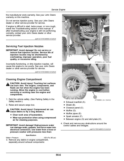 John Deere XUV 875M and XUV 875R Gator Utility Vehicles (SN: from 020001) (North America) Operators Manual (OMUC42219)
