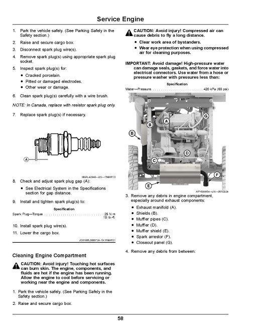 John Deere XUV825M S4 Gator Utility Vehicles (SN: 090001 - 099999) (North America) Operators Manual (OMUC42248)