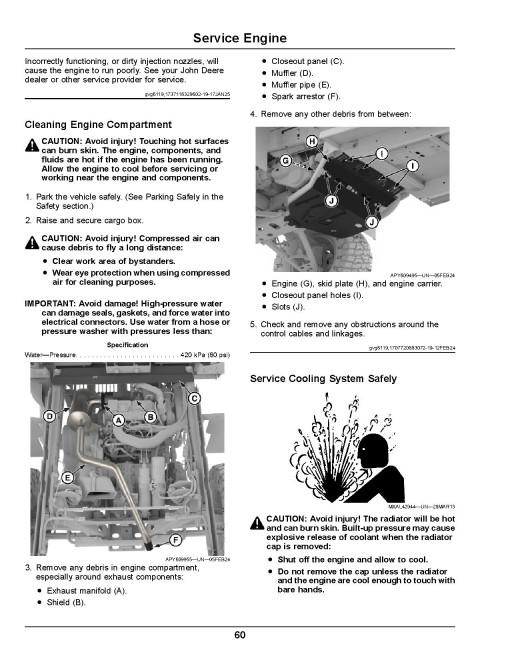 John Deere XUV855M S4 Gator Utility Vehicles (SN: from 090001) (North America) Operators Manual (OMUC42253)