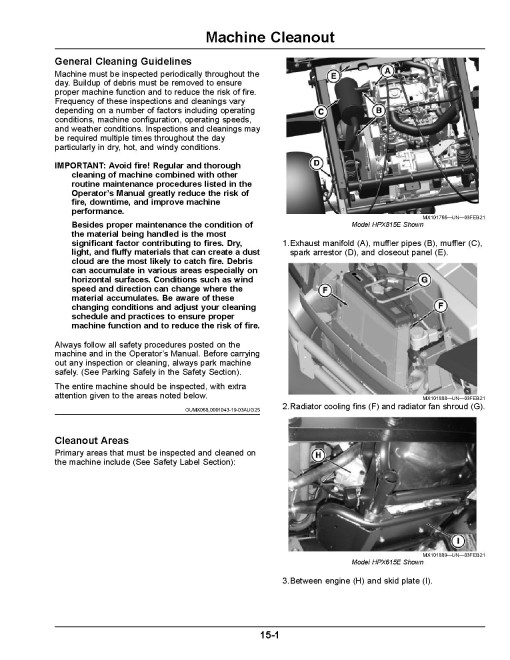 John Deere HPX815E Gator Utility Vehicles (SN: from 090001) (North America) Operators Manual (OMUC42299)
