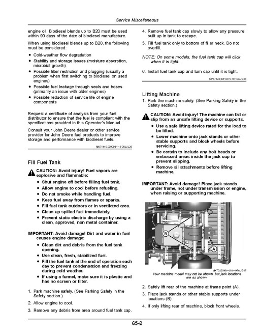 John Deere HPX815E Gator Utility Vehicles (SN: from 090001) (North America) Operators Manual (OMUC42299)