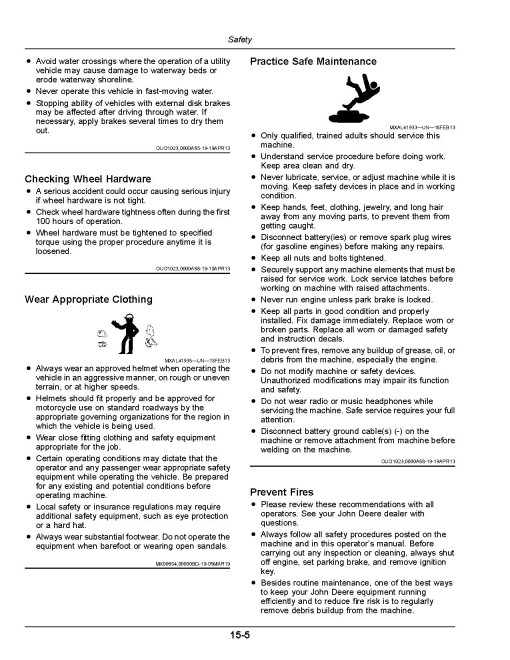 John Deere TX Gator Utility Vehicles (SN: from 210001) Operators Manual (OMUC42326)