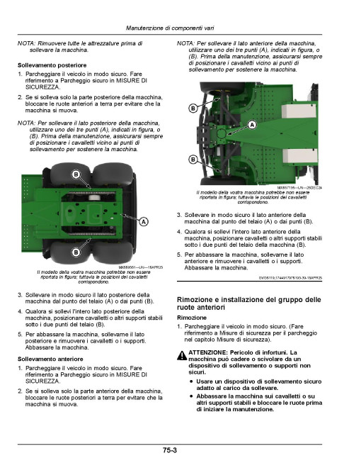 John Deere TH 6x4 Diesel Gator Utility Vehicles (SN: 210001 - 220000) (Export Edition) Operators Manual (OMUC42351)