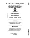 John Deere ZTrak Z997M, Z997R and Z998R Max-Frame Mowers (North America) Operators Manual (OMUC42688E)