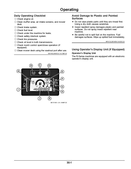 John Deere ZTrak Z515E, Z530M and Z545R (SN: 190001-) Zero-Turn Mowers (Export Edition) Operators Manual (OMUC44854E)