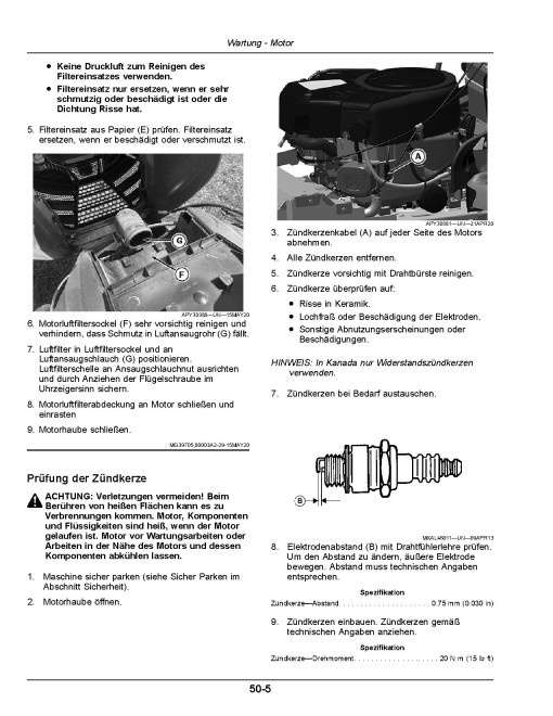 John Deere Select Series X350R (SN: 210001-230000) Lawn Tractors (Export Edition) Operators Manual (OMUC44952)