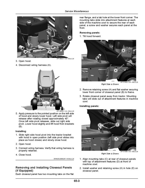 John Deere X107, X127 and X167 (SN: 070001-) Lawn Tractors (Export Edition) Operators Manual (OMUC44973E)