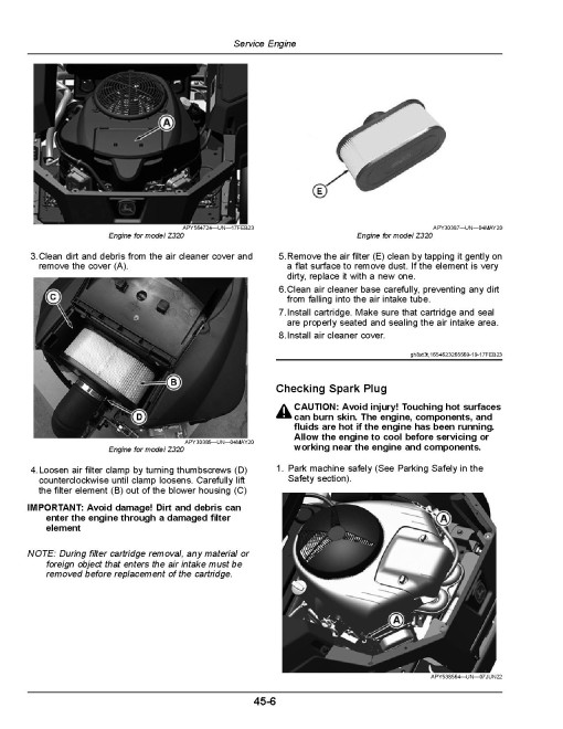 John Deere ZTrak Z315E, Z320M, Z320R, Z325E, Z330M, Z330R (SN:150001-200000) Zero-Turn Mowers (North America) Operators Manual (OMUC45276)