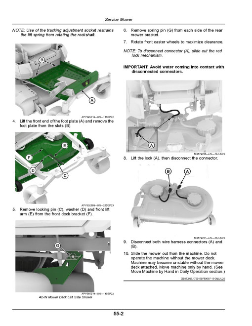 John Deere ZTrak Z370R and Z380R (SN from 090001) Electric Zero-Turn Mowers (North America) Operators Manual (OMUC45279)