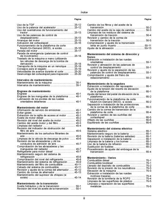 John Deere ZTrak Pro Z994R (SN: 090001-100000) Zero-Turn Diesel Mowers (North America) Operators Manual (OMUC45503)
