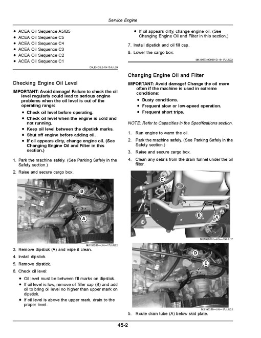 John Deere HPX615E Gator Utility Vehicles (SN: from 090001) (North America) Operators Manual (OMUC46664)