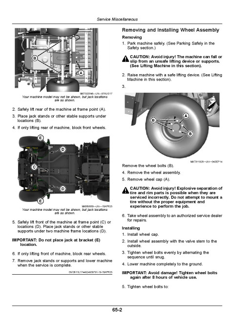 John Deere HPX615E Gator Utility Vehicles (SN: from 090001) (North America) Operators Manual (OMUC46664)