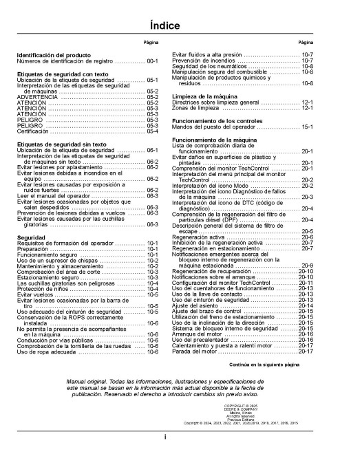 John Deere TerrainCut 9009A Rough Mowers (SN: from 110001) (North America) Operators Manual (OMUC46904)