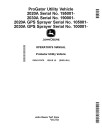 John Deere ProGator 2020A,2030A (SN:190001-); 2020A GPS,2030A GPS (SN:100001-) Utility Vehicles (Export) Operators Manual (OMUC47479)