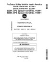 John Deere ProGator 2020A,2030A (SN:200001-); 2020A GPS,2030A GPS (SN:110001-) Utility Vehicles (N.America) Operators Manual (OMUC47486)
