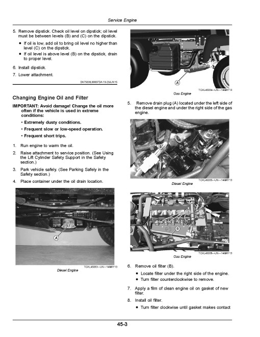 John Deere ProGator 2020A,2030A (SN:200001-); 2020A GPS,2030A GPS (SN:110001-) Utility Vehicles (Export) Operators Manual (OMUC47488)
