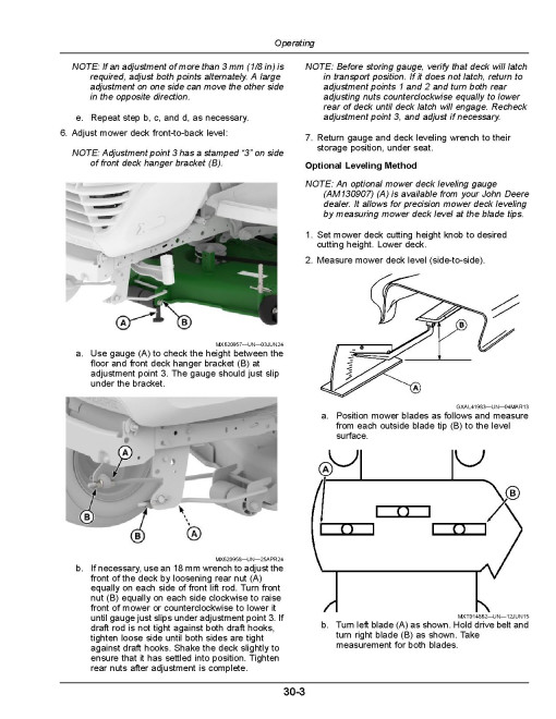 John Deere Select Series X350R (SN from 230001) Lawn Tractors (Export Edition) Operators Manual (OMUC48847E)