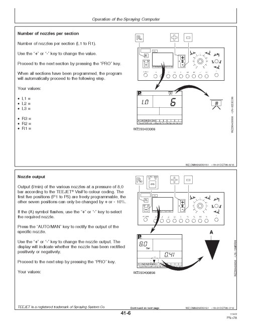 John Deere 310 and 315 Orchand Trailed Sprayers (Europe) Operators Manual (OMWZ31001)