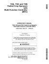 John Deere 724i, 732i and 740i Trailed Crop Sprayers w.Multi­Function Controller (Europe) Operators Manual (OMWZ724219)