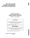 John Deere 824, 832 and 840 Trailed Crop Sprayers w.EHC-2 Control Unit (Europe) Operators Manual (OMWZ82411)