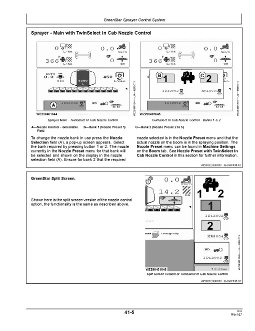 John Deere R944i, R952i and R962i Trailed Crop Sprayers (MY2014) (Europe) Operators Manual (OMWZW16250)