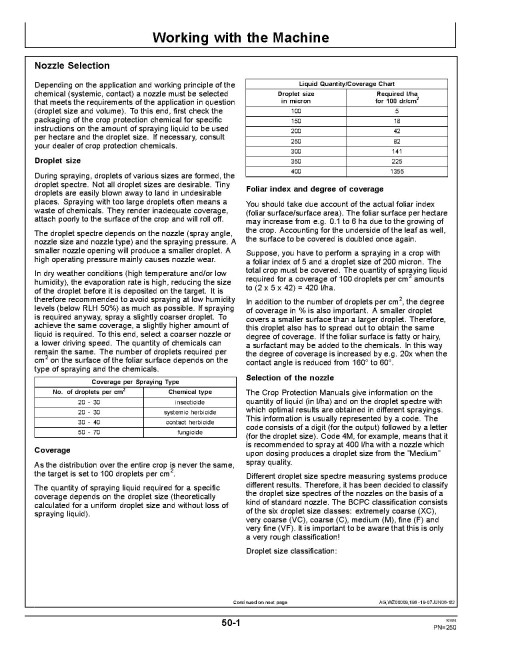 John Deere R944i, R952i and R962i Trailed Crop Sprayers (MY2014) (Europe) Operators Manual (OMWZW16250)