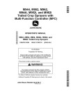 John Deere M944, M944i, M952, M952i, M962 and M962i Trailed Crop Sprayers (up to MY2020) (Europe) Operators Manual (OMWZW16264)