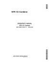 John Deere W70 Combines V2 Operators Manual (OMYC23669)