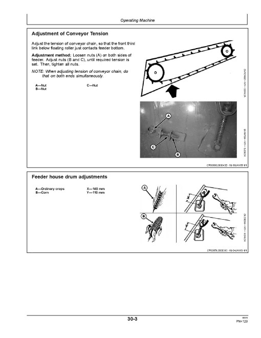 John Deere 4LZ-6, 4LZ-7 and C100 Combines (SN: from 010000) (Asia) Operators Manual (OMYC27715)