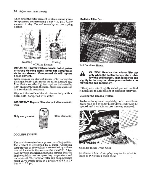John Deere 925, 935 and 945 Combines (Europe) Operators Manual (OMZ91101)