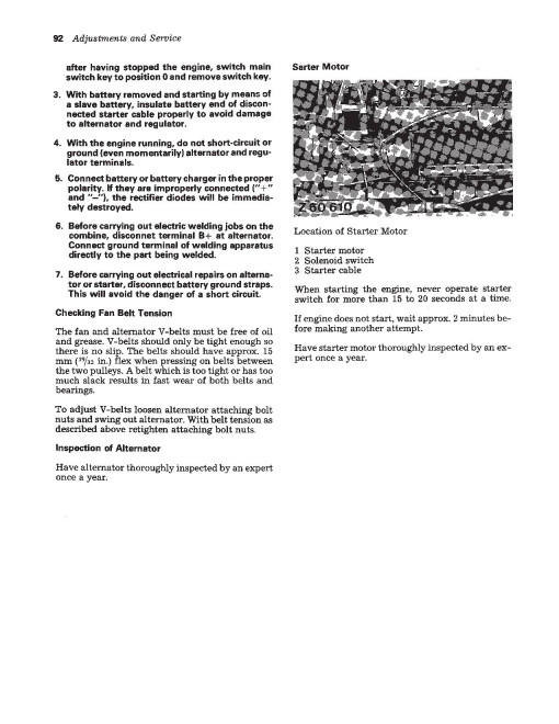 John Deere 955 Combines (SN: up to 018097) (Europe) Operators Manual (OMZ91109)