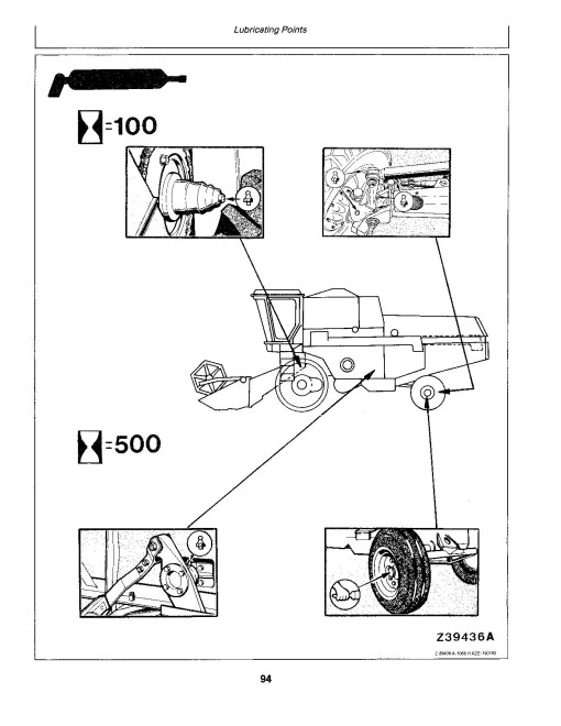 John Deere 1068H Combines (SN: up to 044386) (Europe) Operators Manual (OMZ91554)
