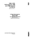 John Deere 1065, 1075, 1075 Hydro/4, 1085 and 1085 Hydro/4 Combines (SN: 041201 - 044386) (Europe) Operators Manual (OMZ91645)