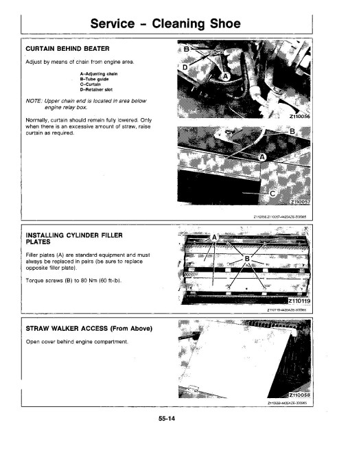 John Deere 4425 Combines (SN: from 048201) Operators Manual (OMZ91797)