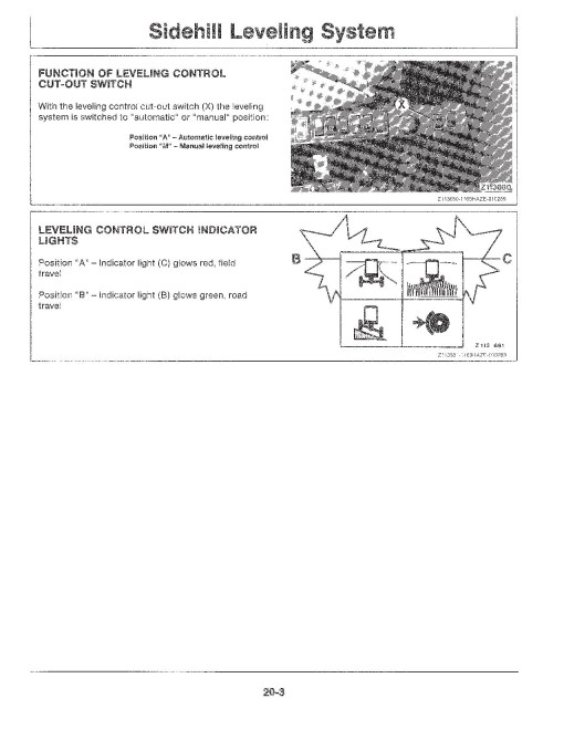 John Deere 1169 H and 1169 Hydro/4 Combines (SN: up to 056349) (Europe) set of Operators Manuals (OMZ91878)