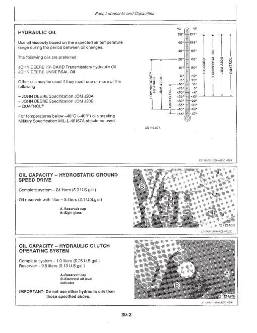 John Deere 1169 H and 1169 Hydro/4 Combines (SN: up to 056349) (Europe) set of Operators Manuals (OMZ91878)