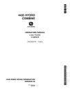John Deere 4435 Hydro Combines (North America) Operators Manual (OMZ92026)