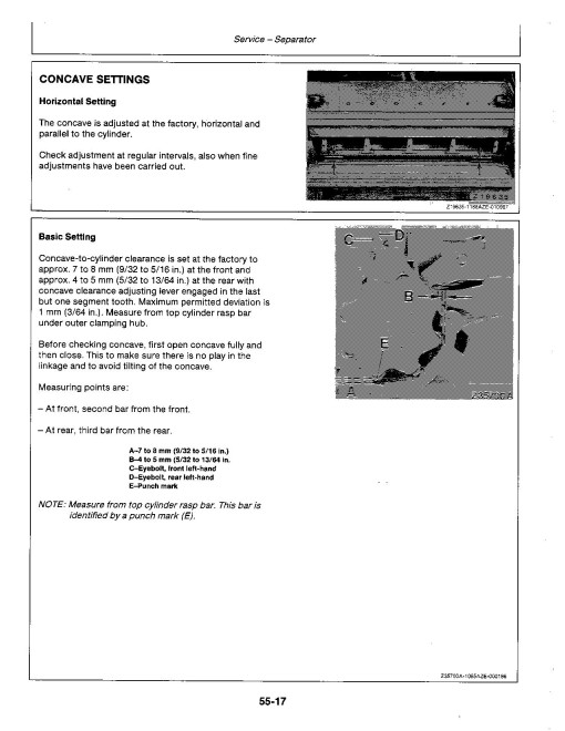 John Deere 1166, 1166 Hydro/4, 1174, 1174 Hydro/4, 1177, 1177 Hydro/4 and 1188 Hydro/4 Combines (Europe) Operators Manual (OMZ92058)