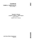 John Deere 1169 SII H and 1169 SII Hydro/4 Combines (SN: from 056350) (Europe) Operators Manual (OMZ92079)