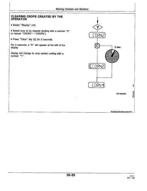 John Deere 2054, 2056, 2058, 2064 and 2066 Combines (SN: up to 062721) (Europe) Operators Manual (OMZ92125)