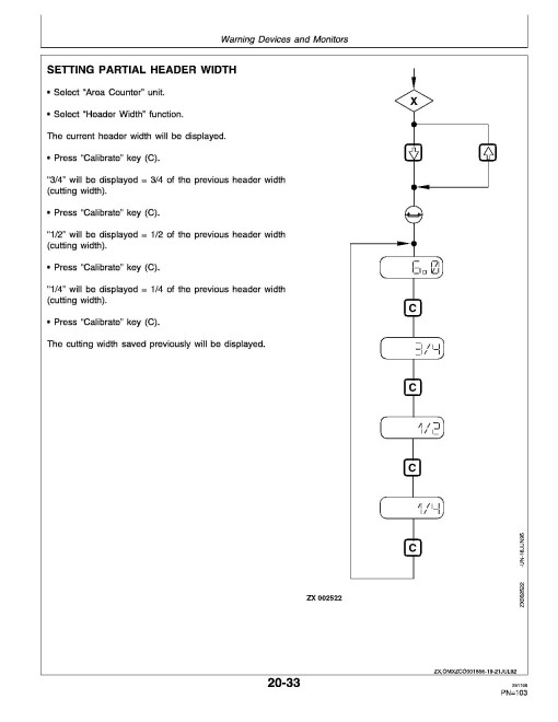 John Deere 2254, 2256, 2258, 2264 and 2266 Combines (SN: up to 067677) (Europe) Operators Manual (OMZ92501)