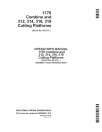 John Deere 1170 (SN: from 062613) Combines, 312, 314, 316 and 319 Cutting Platforms Operators Manual (OMZ92614)