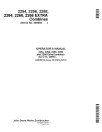 John Deere 2254, 2256, 2258, 2264, 2266 and 2266 EXTRA Combines (SN: from 068584) (Europe) Operators Manual (OMZ92748)
