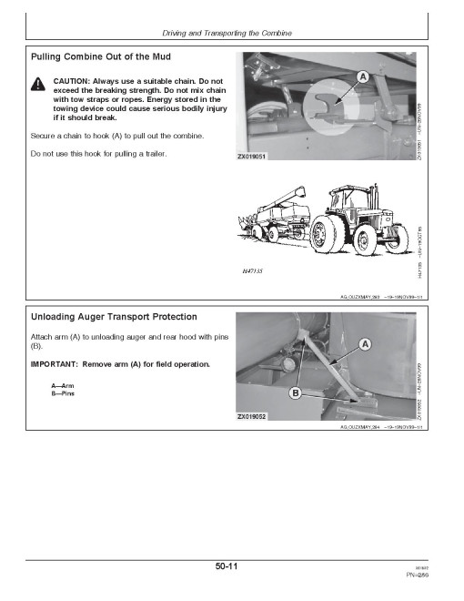 John Deere 9780 CTS Combines (SN: up to 072697) Operators Manual (OMZ92966)