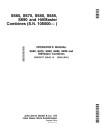 John Deere S660, S670, S680, S685, S690 and HillMaster Combines (SN: from 105000) (Europe) Operators Manual (OMZ93277)