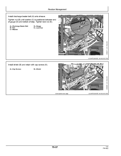 John Deere S660, S670, S680, S685, S690 and HillMaster Combines (SN: from 105000) (Europe) Operators Manual (OMZ93277)