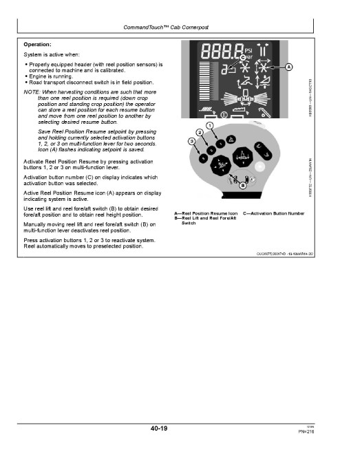 John Deere S660, S670, S680, S685, S690 and HillMaster Combines (SN: from 105000) (Australia, New Zealand) Operators Manual (OMZ93333)